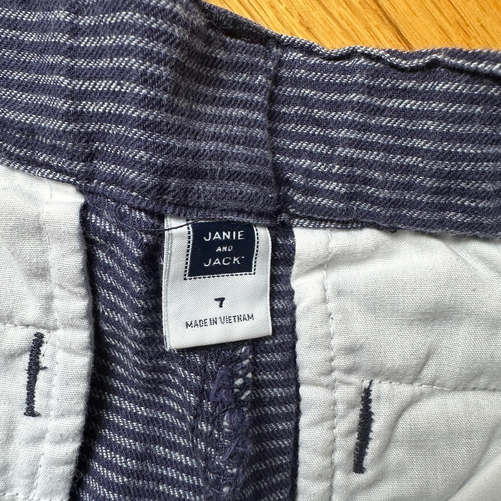 Janie jack striped shorts